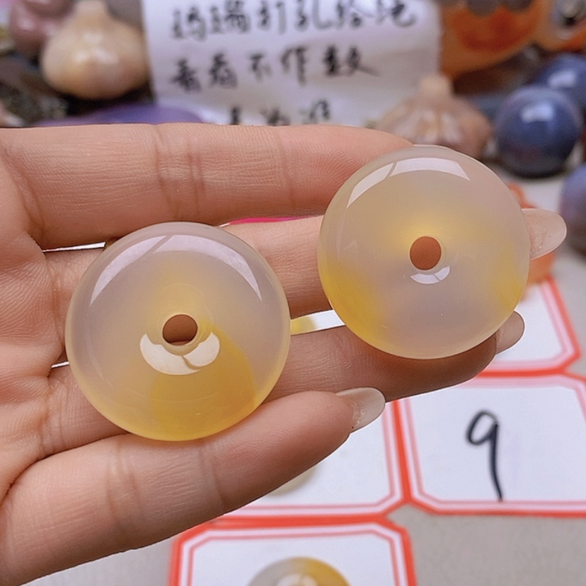 【闪购商品】未镶嵌玛瑙/玉髓珠宝半成品尊**嘟