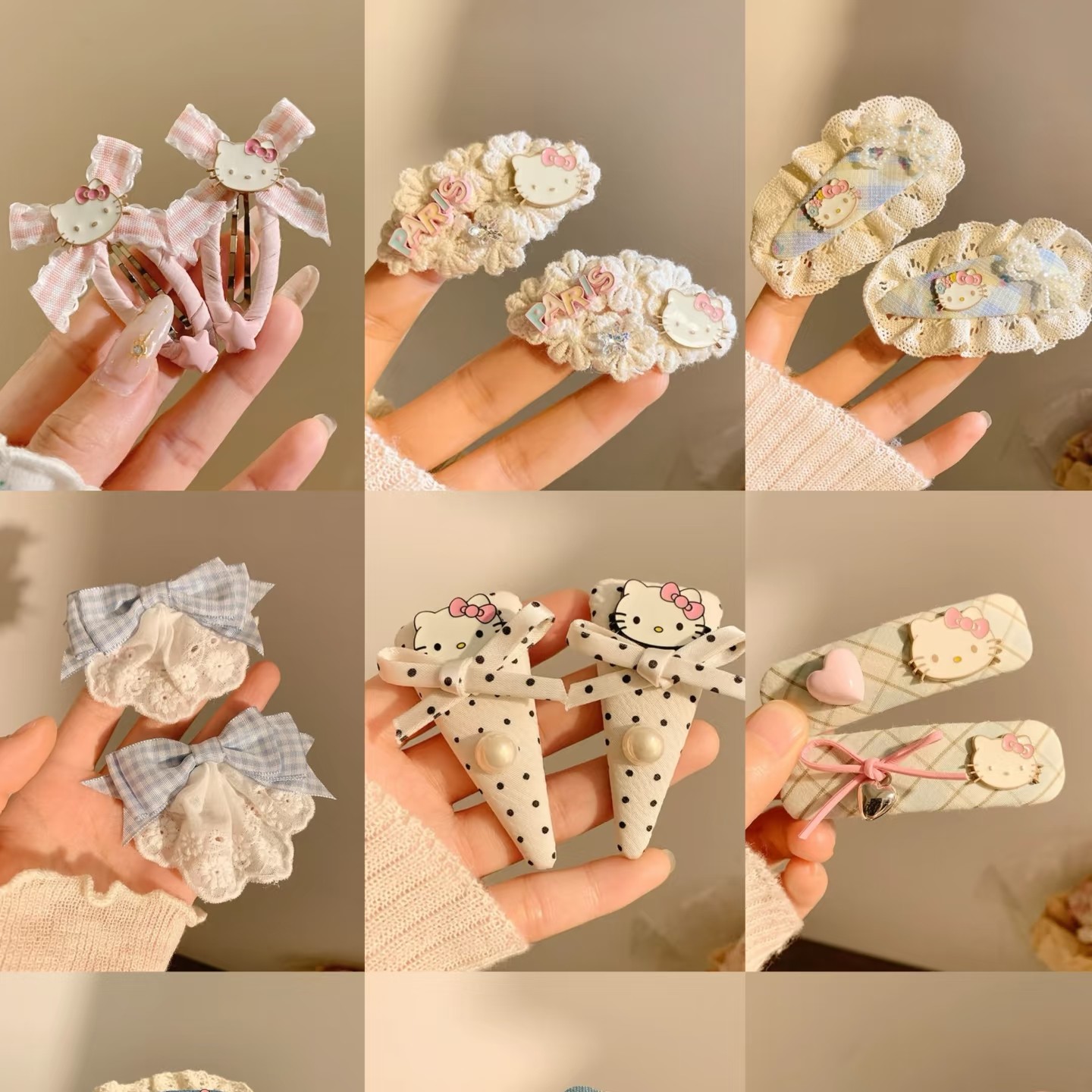 走播 发饰 边夹 拜拜夹 抓夹 头绳  饰品 肠圈袜子百货