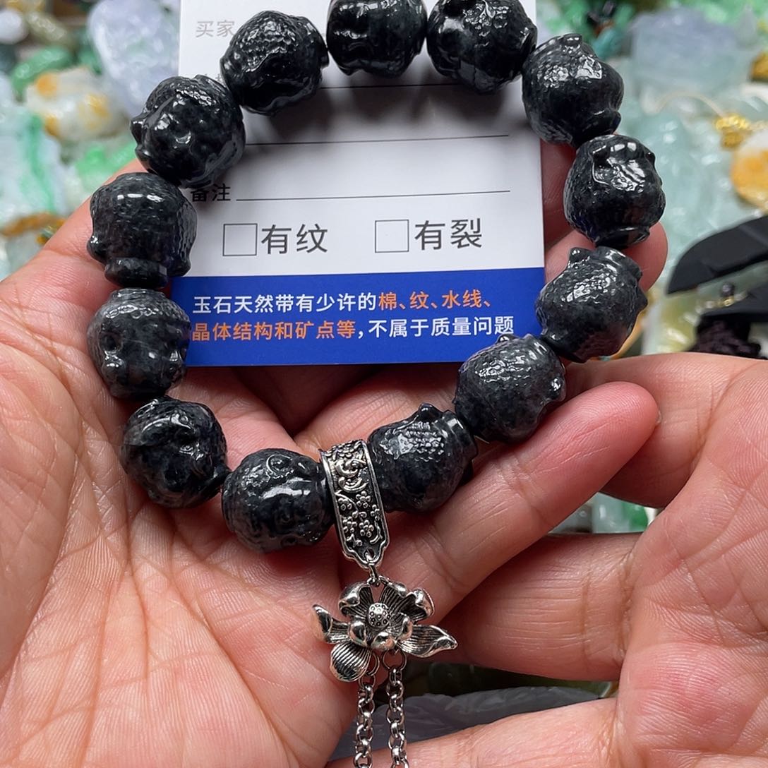 翡翠颈饰未镶嵌翡玉缘翡翠挂件