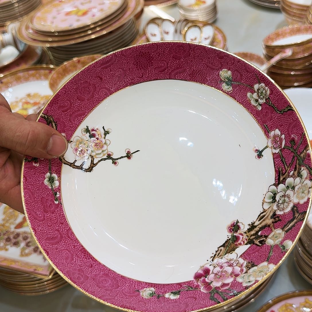 搪瓷骨瓷陶瓷茶具高温家用工厂清