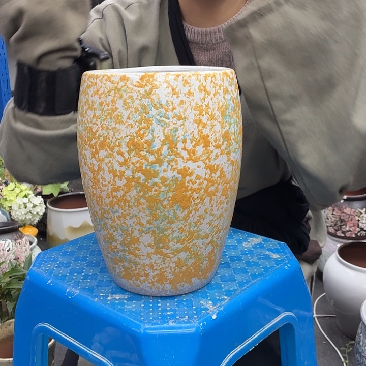 16×24 -粗陶花盆有孔-买买买