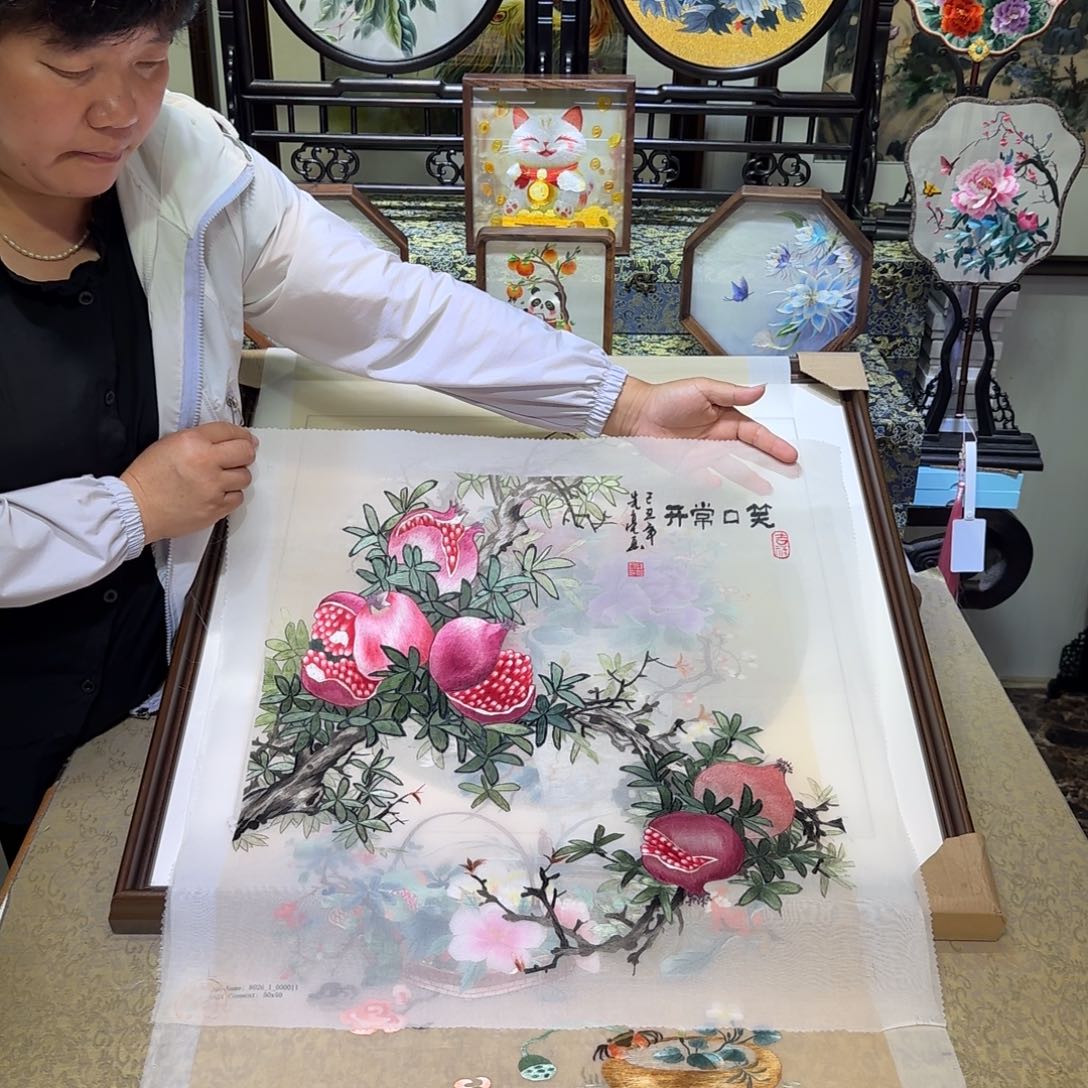 刺绣刺绣工艺精湛独特设计理念