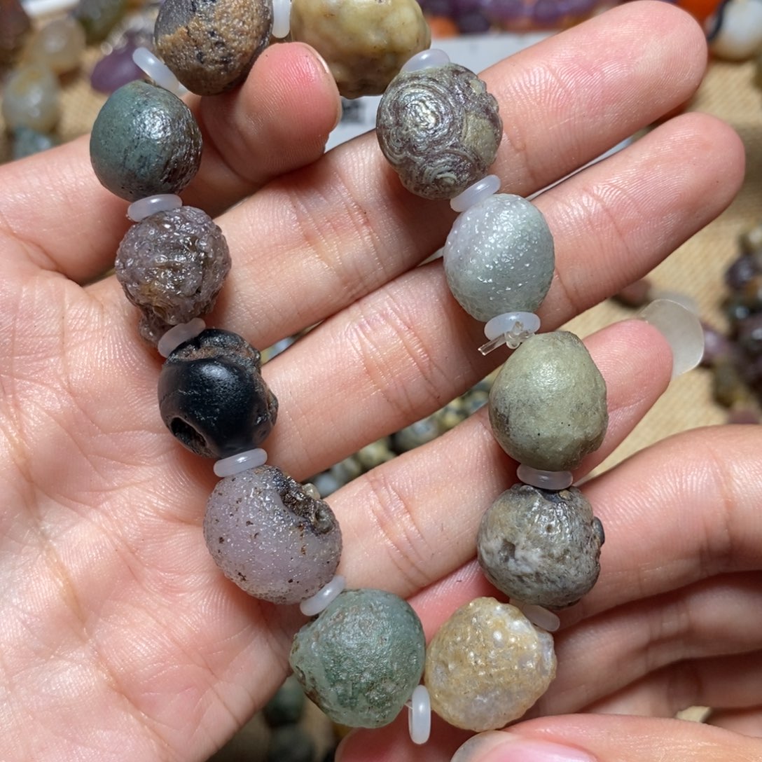 合金手链玛瑙/玉髓
