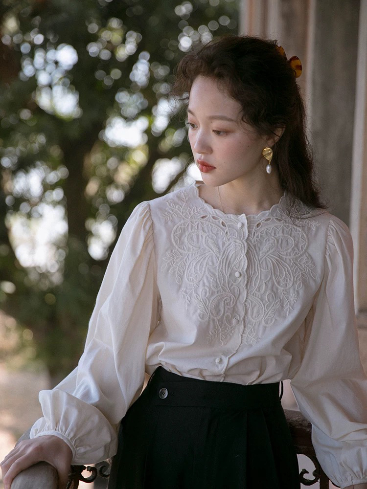 卡卡家 南油高货109-199集合链接 法式小衫甜美复古刺绣