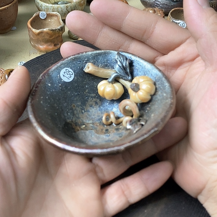 杯手工粗陶、柴烧茶器