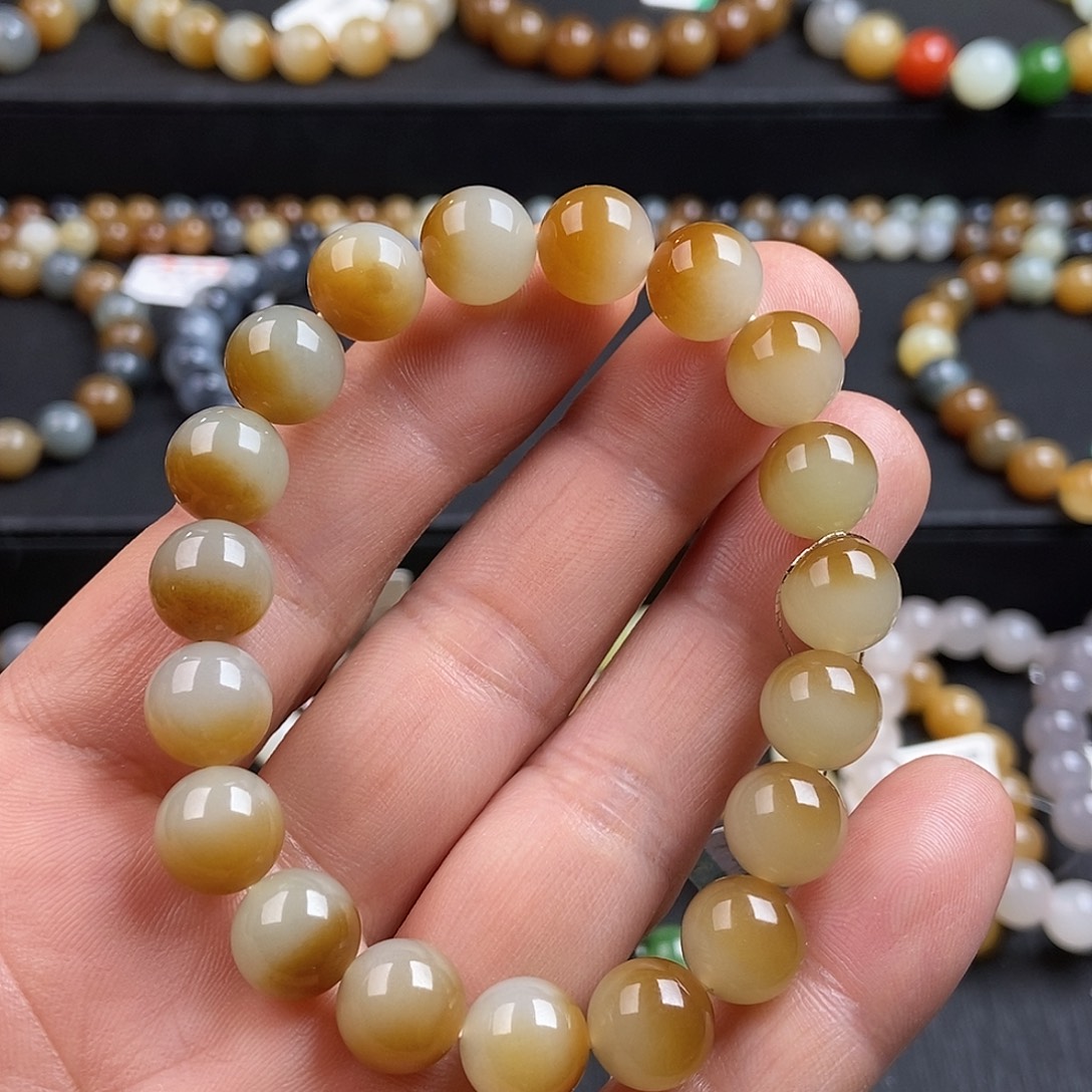 和田玉未镶嵌手链