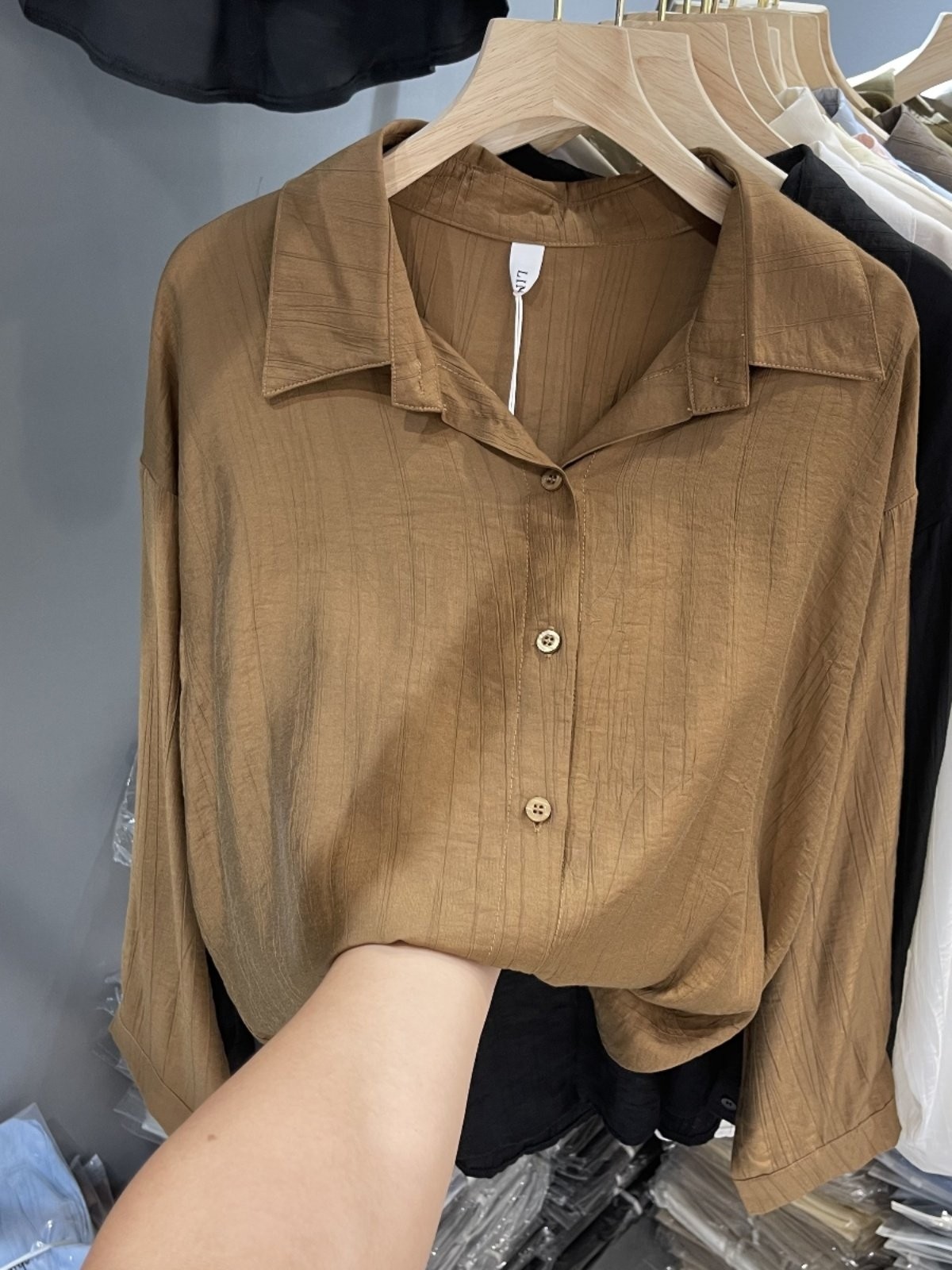 【现5152号 黑色小花开衫】姐妹服饰5店