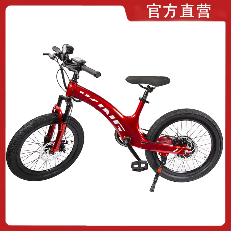 Jking东博士电动自行车前后双避震软尾山地自行车镁合金青少年