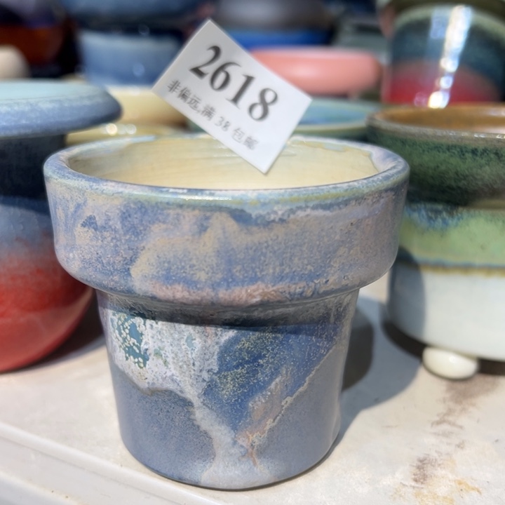 口6高6 手工花盆满30包邮