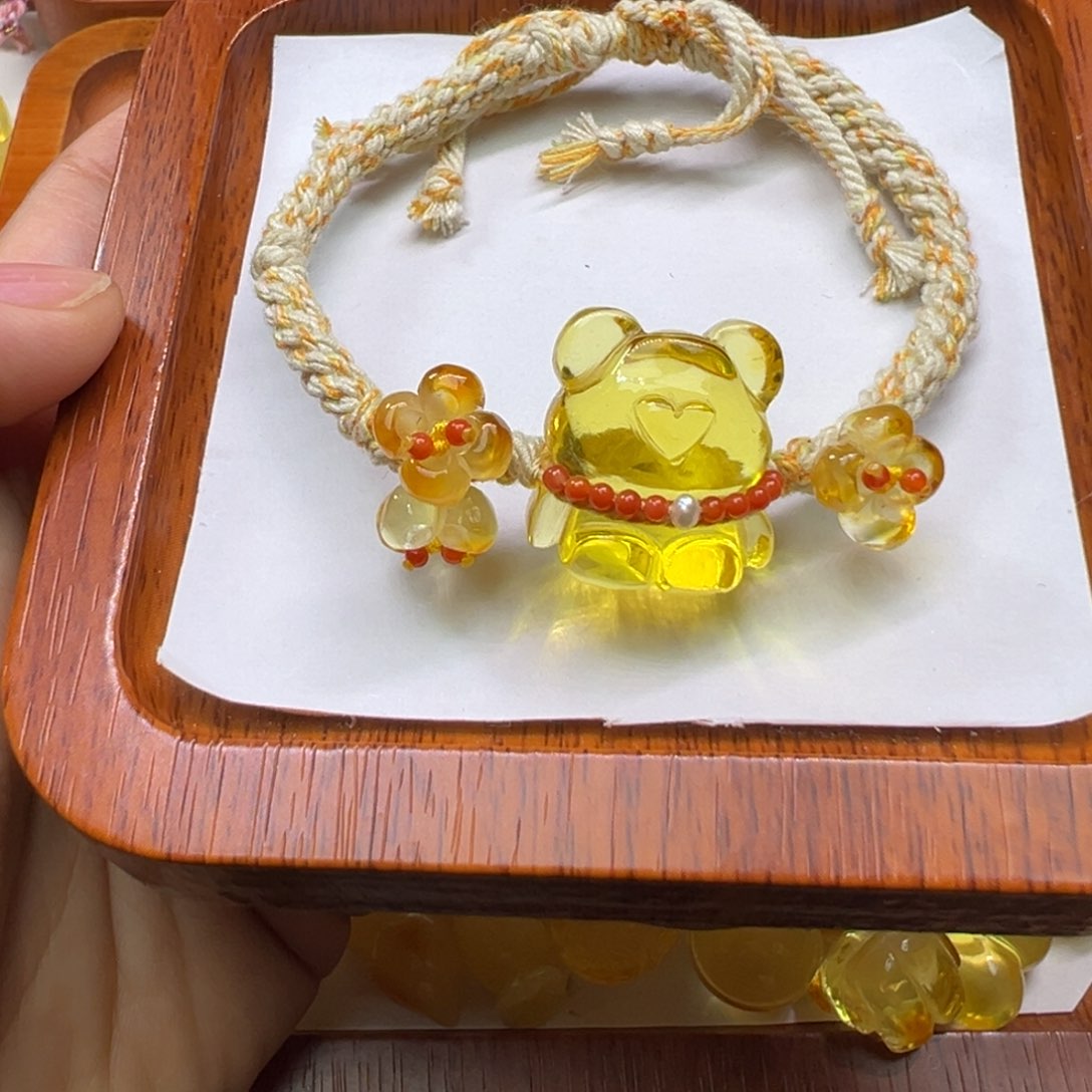 琥珀吊坠(不含链)未镶嵌