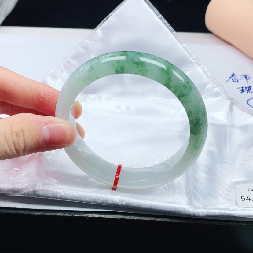 【闪购商品】翡翠手镯未镶嵌天然缅甸a货手镯54+
