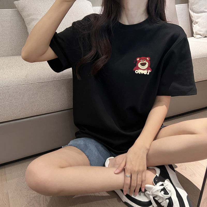 女士T恤黑色休闲