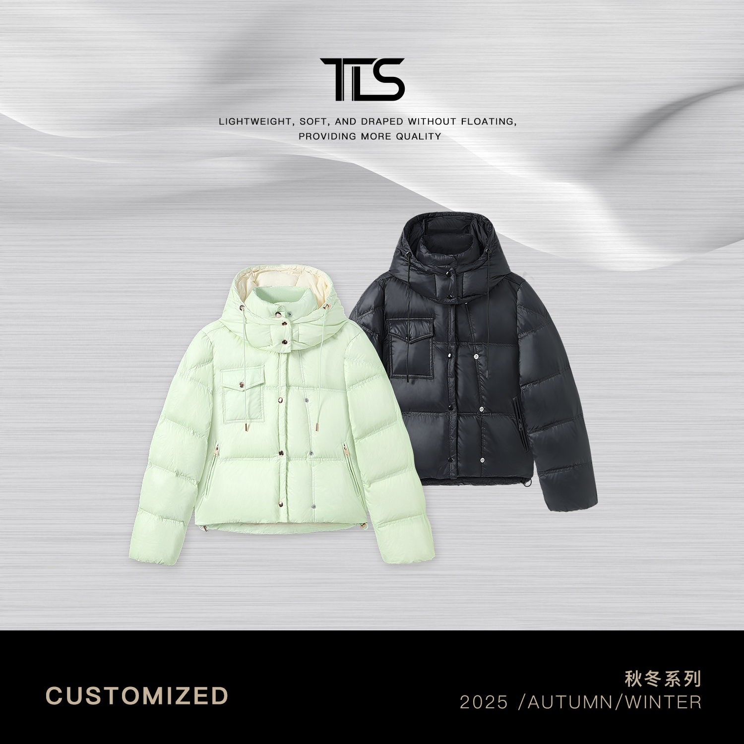 TT【小奶包】进口90鹅绒高克重轻盈保暖防风羽绒外套Y5128