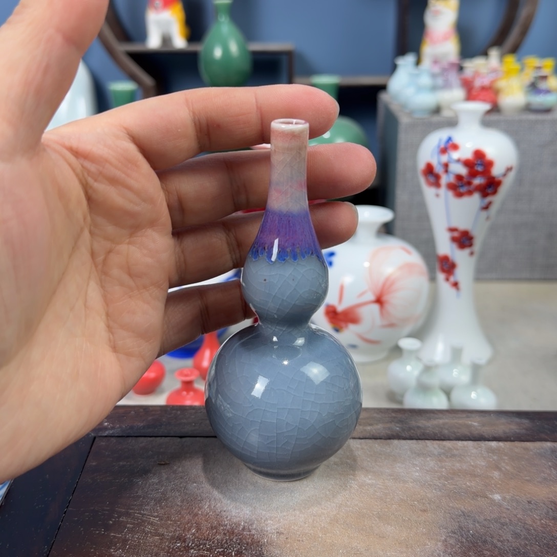 陶瓷手工小花器摆件