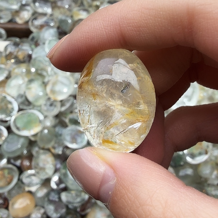 叶***子水晶珠宝半成品未镶嵌