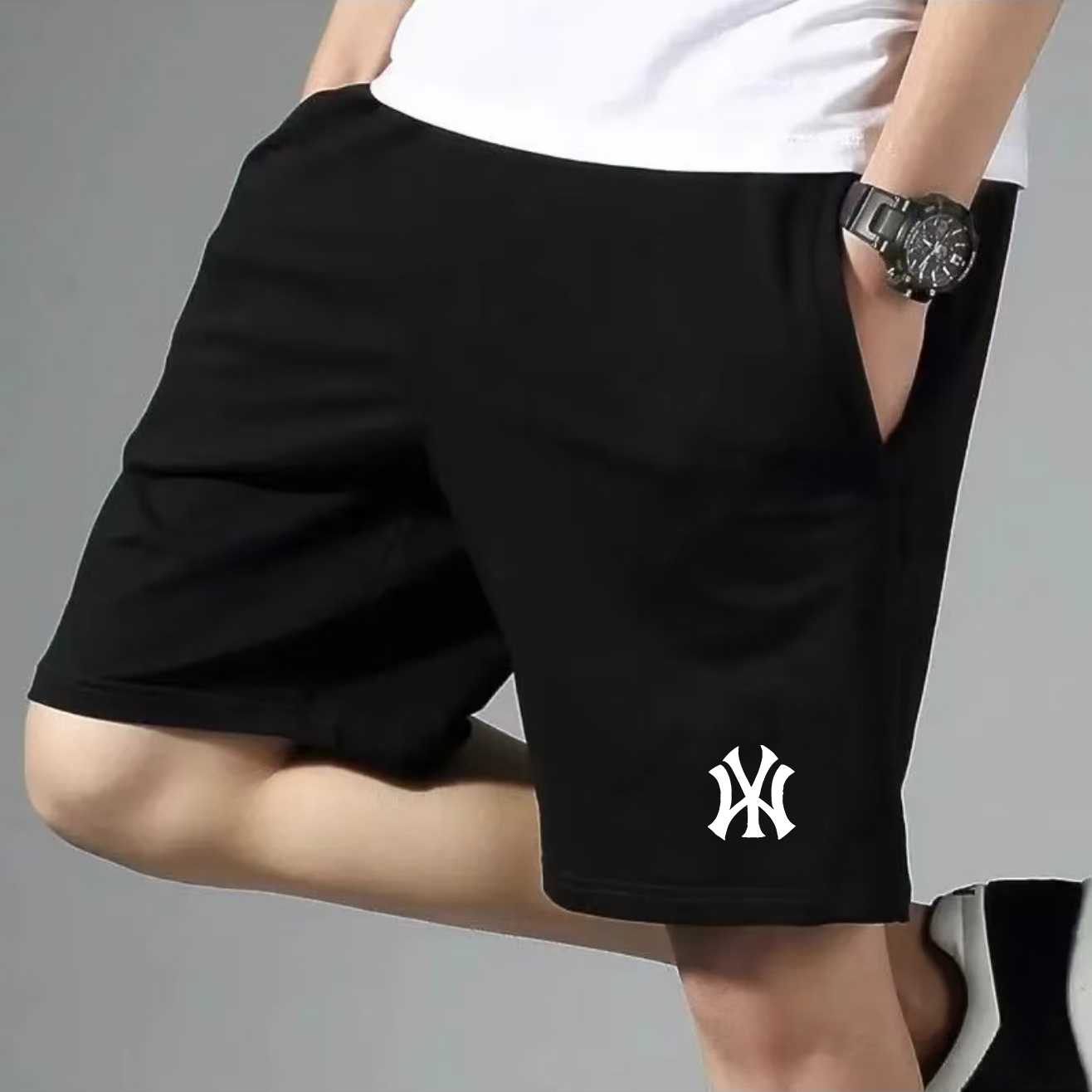 K【一折粉丝福利】夏季男女同款百搭时尚潮牌休闲短裤MY