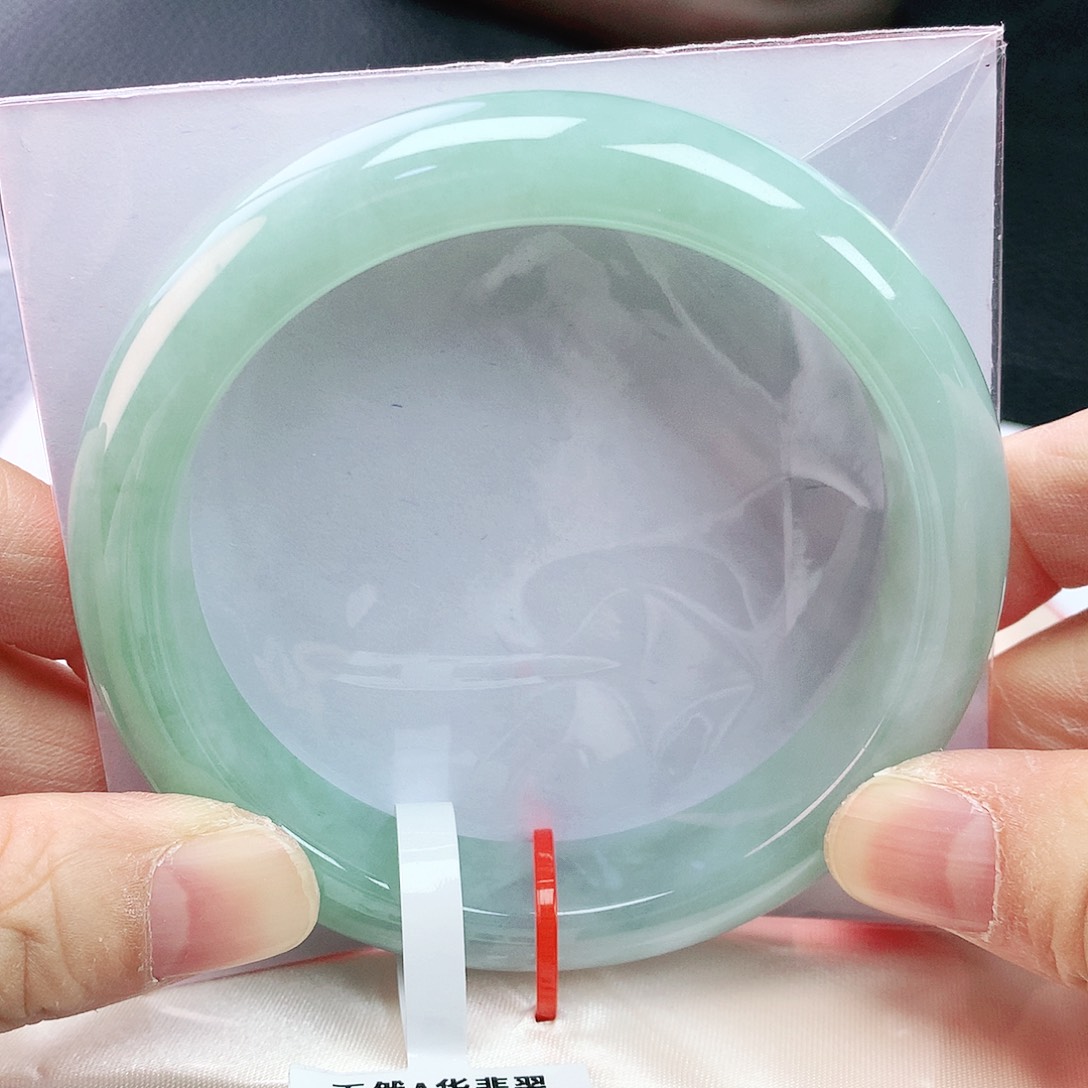 未镶嵌手镯翡翠60圈