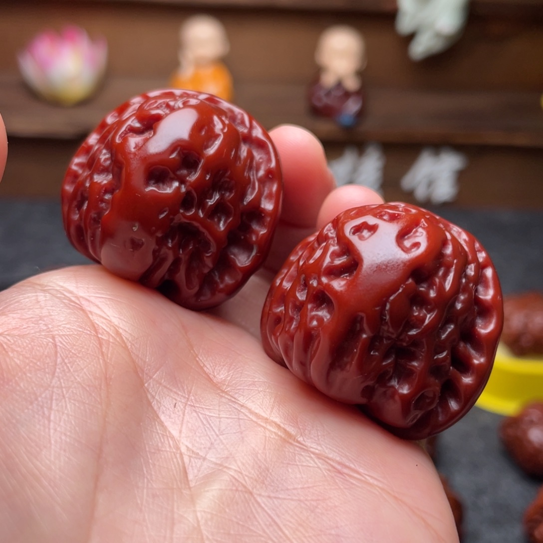 文玩核桃吊坠文玩核桃 手把件 百年 37