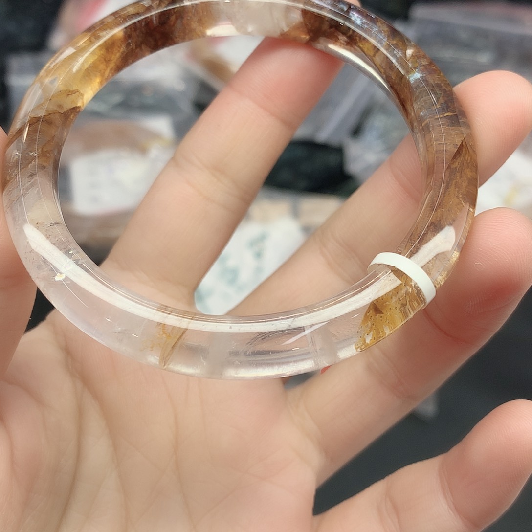 水晶手镯未镶嵌394（5556:：