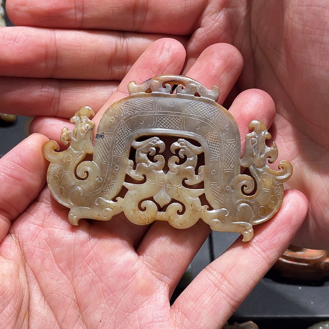 马***哥未镶嵌和田玉（糖玉）挂件