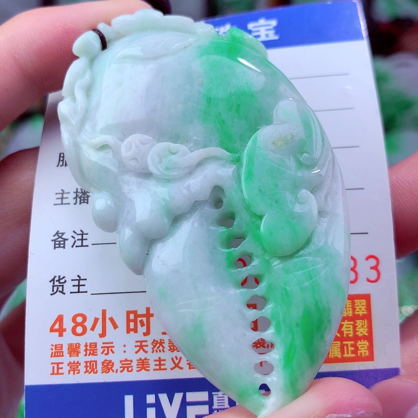 【闪购商品】翡翠颈饰未镶嵌挂件