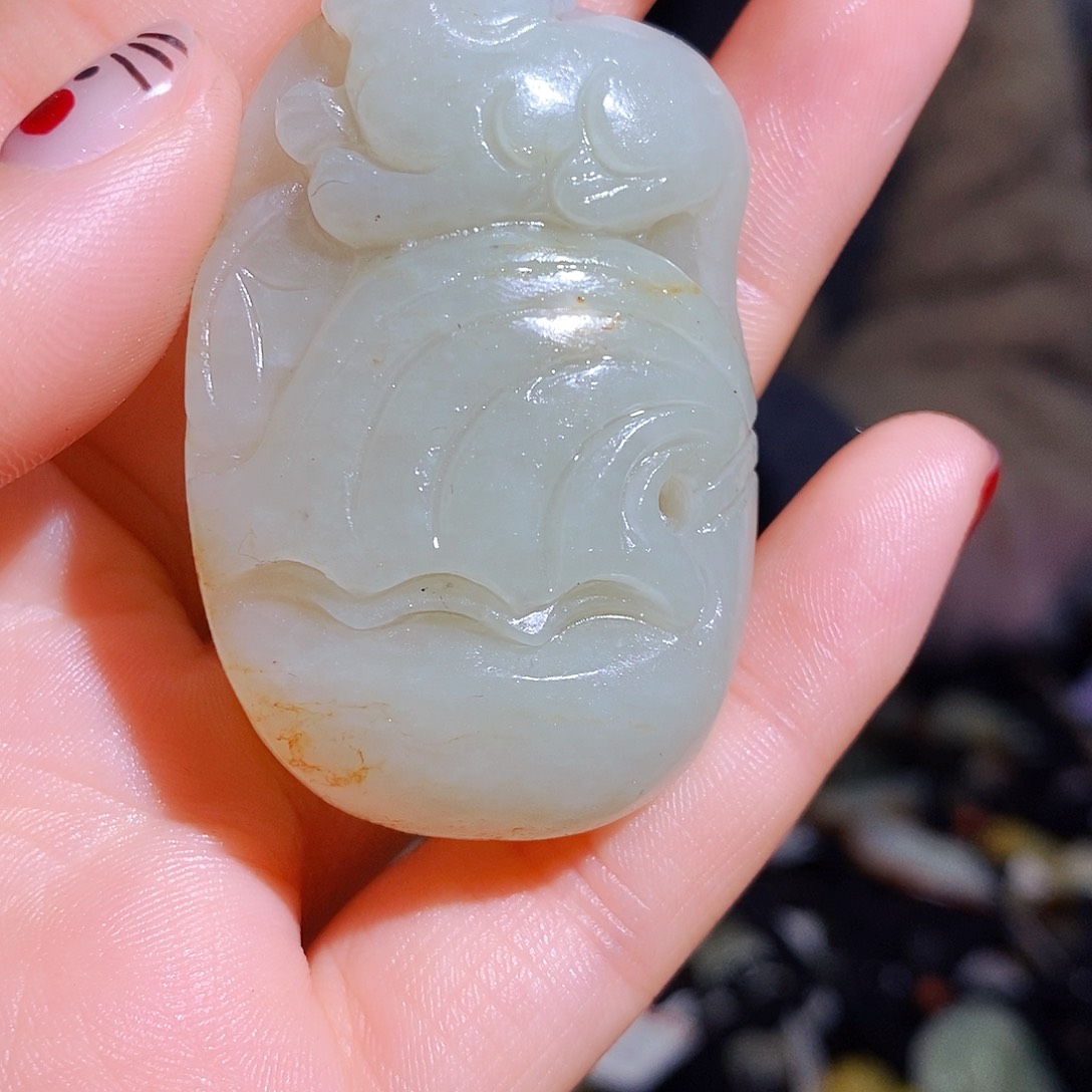 和田玉颈饰未镶嵌