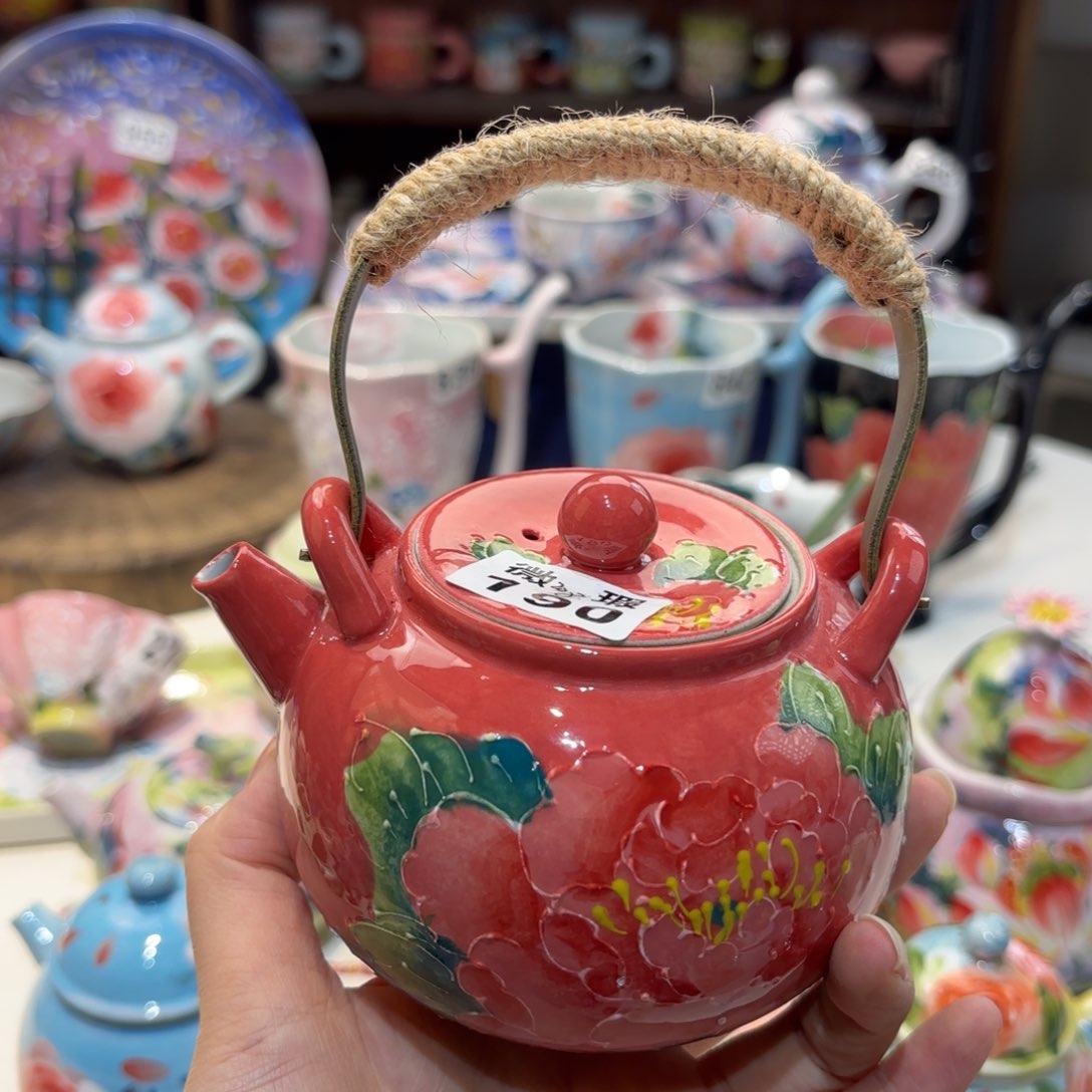 钮****儿景德镇手绘高温釉下彩陶瓷茶具