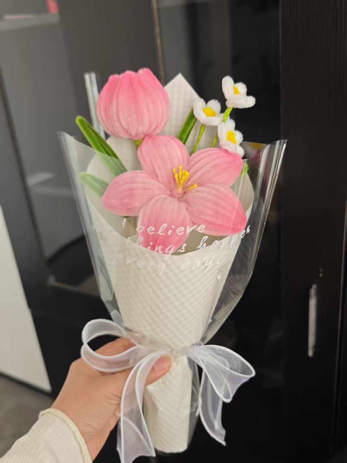 【送全套包装】冰淇淋花束百合材料包送母亲节礼物送女朋友教师节