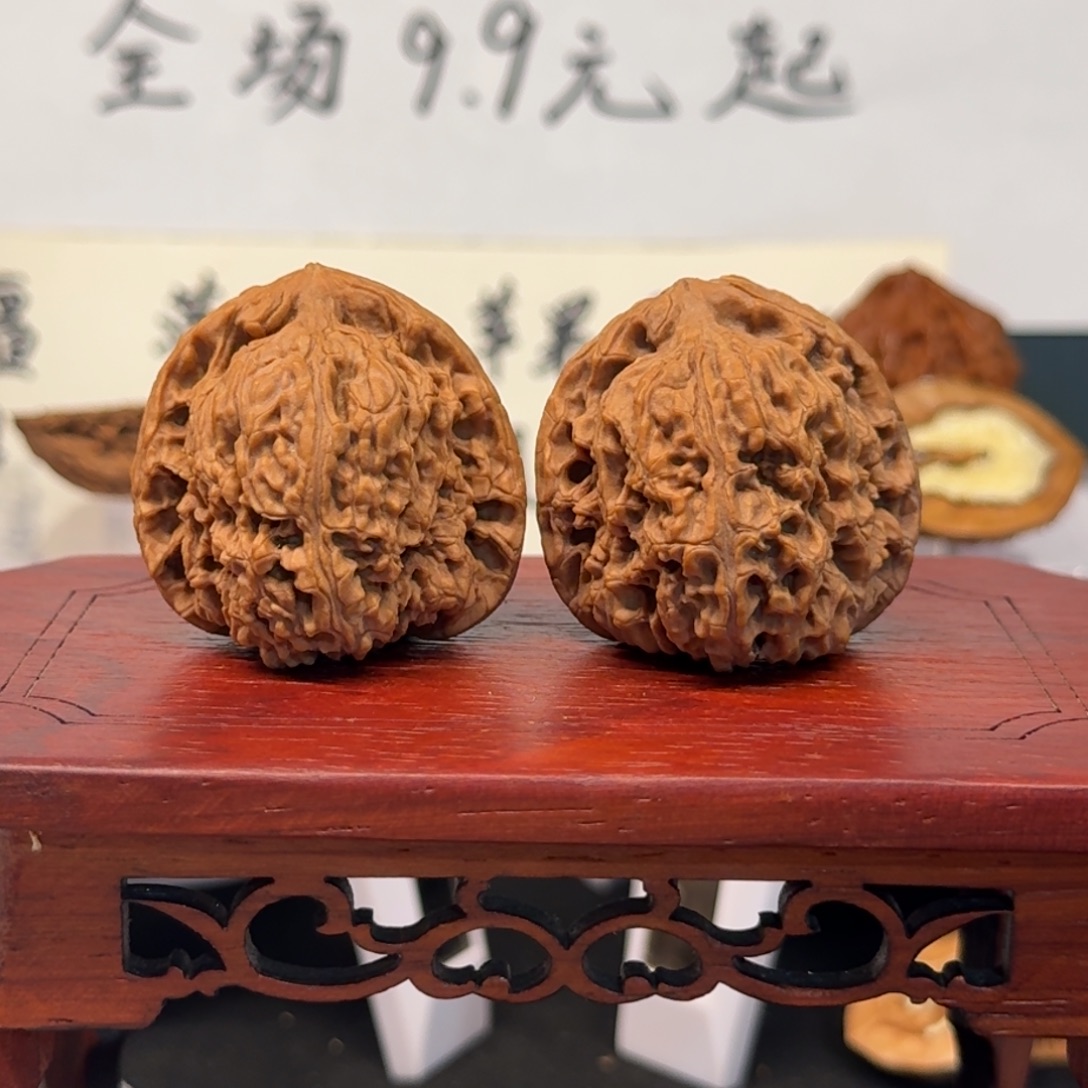 把件文玩核桃32号南疆边38肚40高37全品无药无修原生态