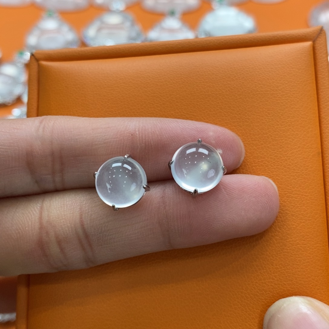 石英质玉吊坠(赠链)银S925镶嵌