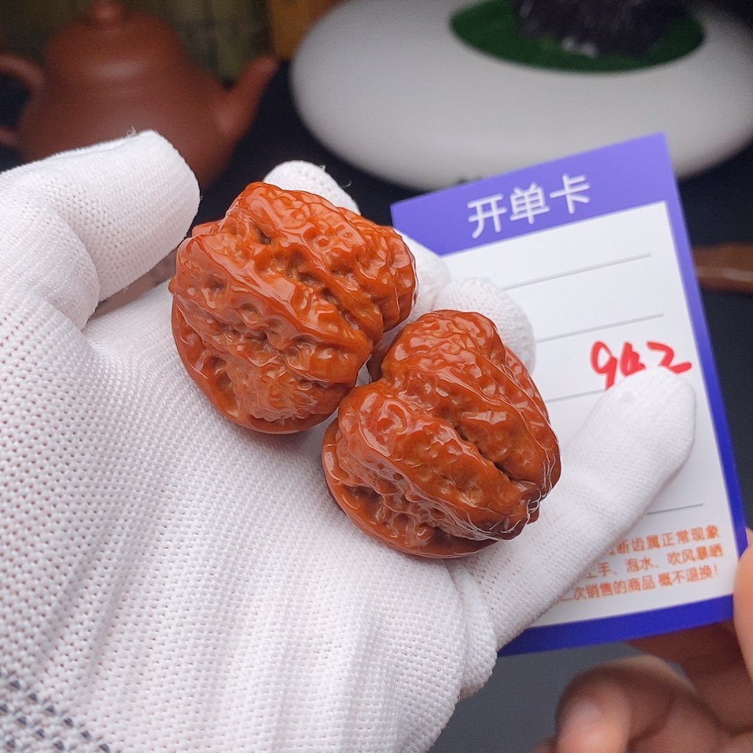 把件文玩核桃38蛤蟆头942