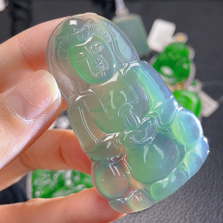 翡翠颈饰未镶嵌@*默40，