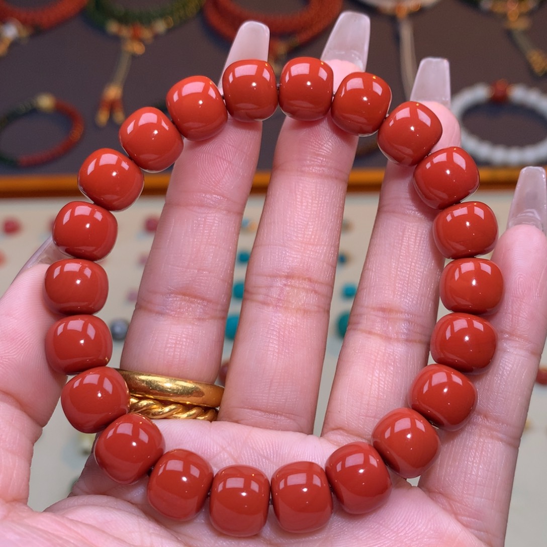 南红玛瑙未镶嵌颈饰