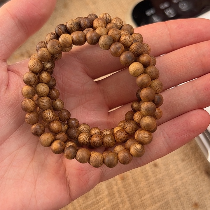 手串沉香06圆珠单圈A009多样性发一