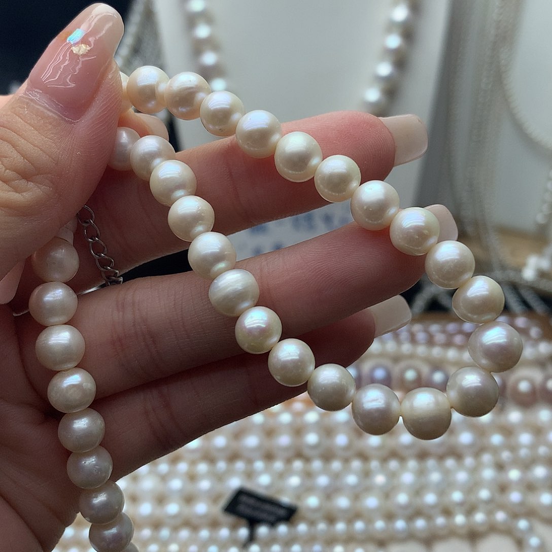 未镶嵌淡水珍珠7-8w98拆手链