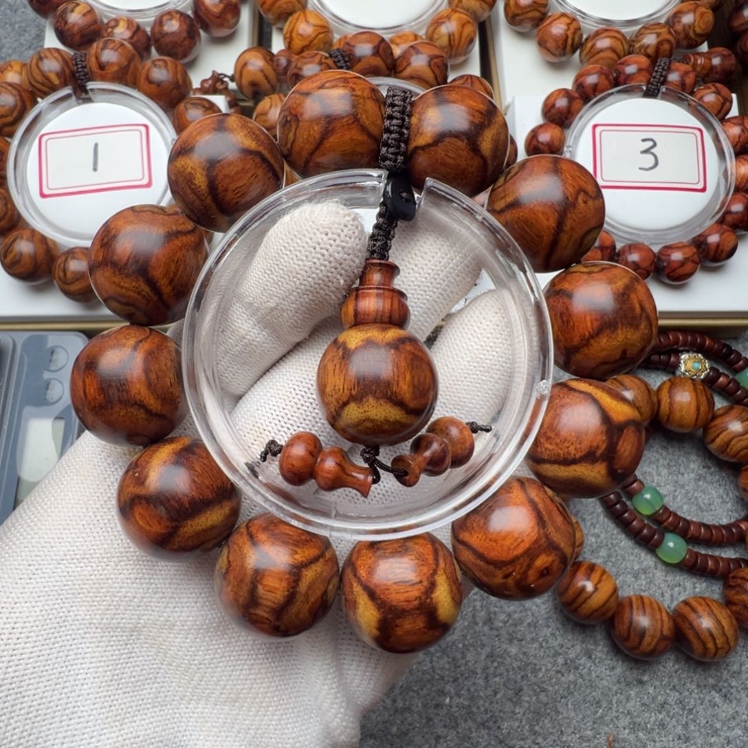 Y***n黄花梨/降香黄檀手串/手链2.0黄花梨大黑线对眼手串