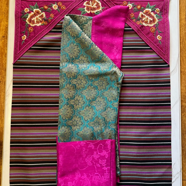 新款藏式格鲁衬衫 +邦典两件套