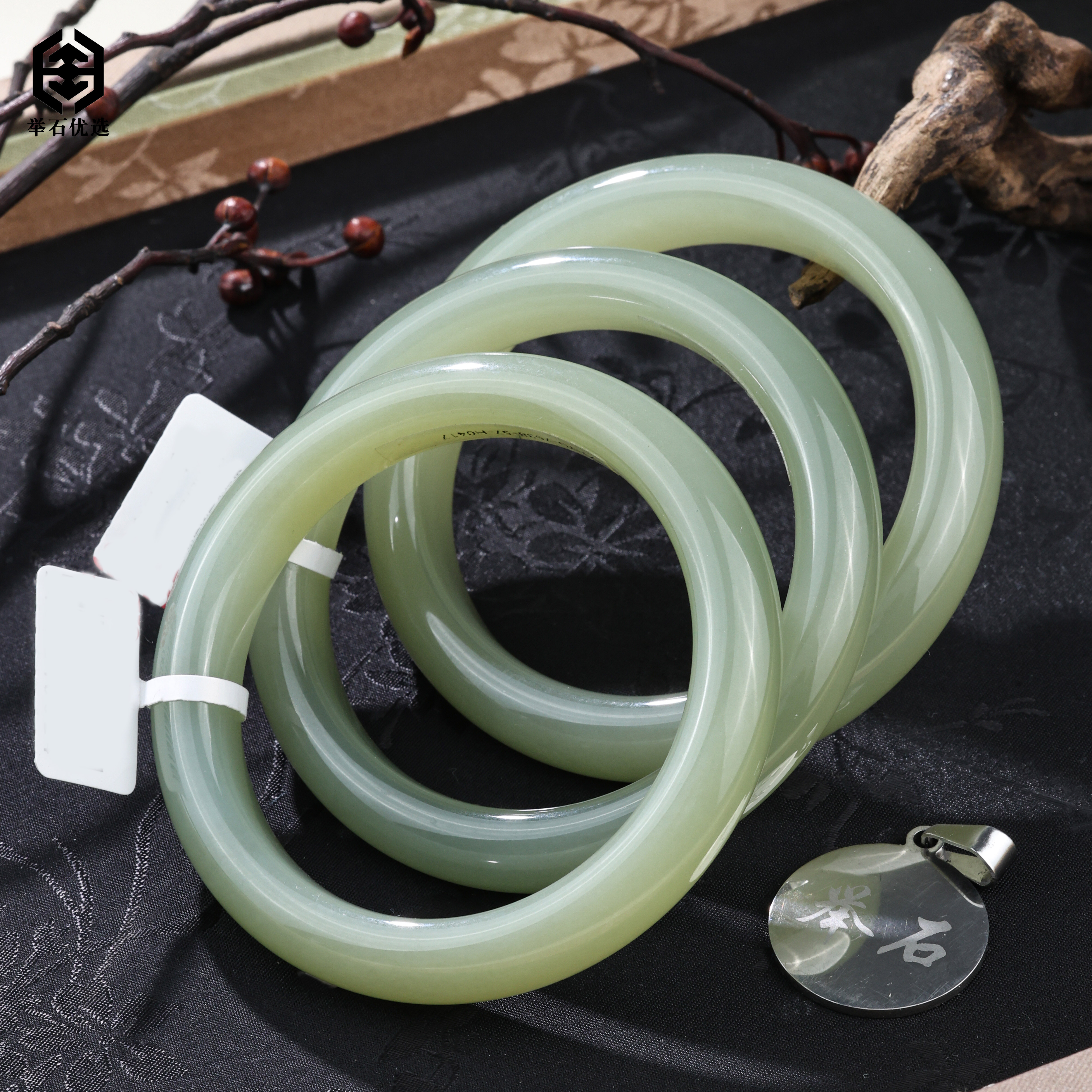 【举石优选】H0225-S564-001和田玉手镯（一件/自选/多样性发）H