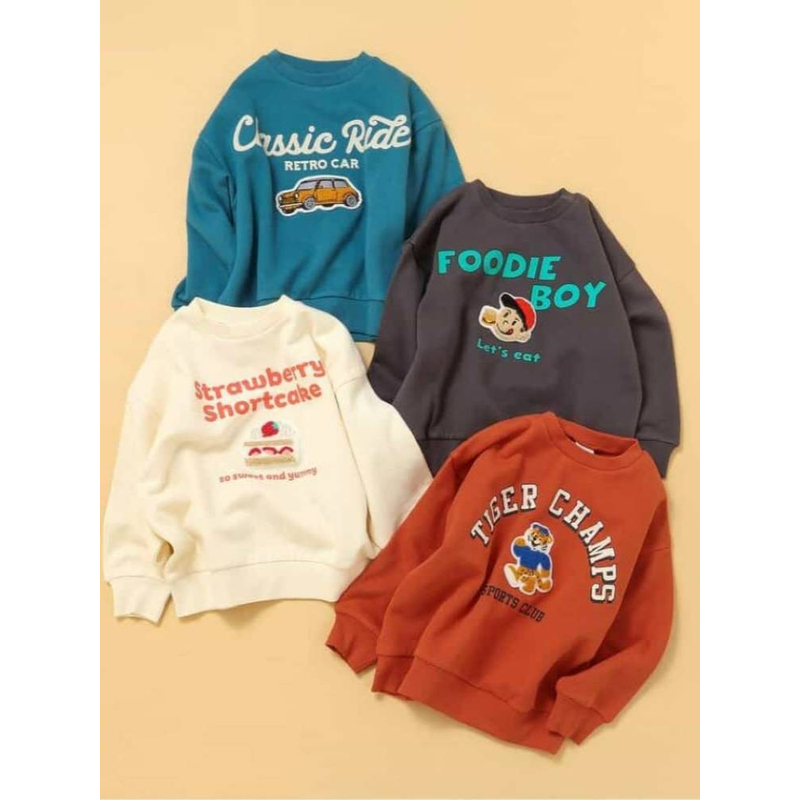 BREEZEsquare专柜同款|儿童可爱立体毛巾刺绣加厚拉绒卫衣J511855