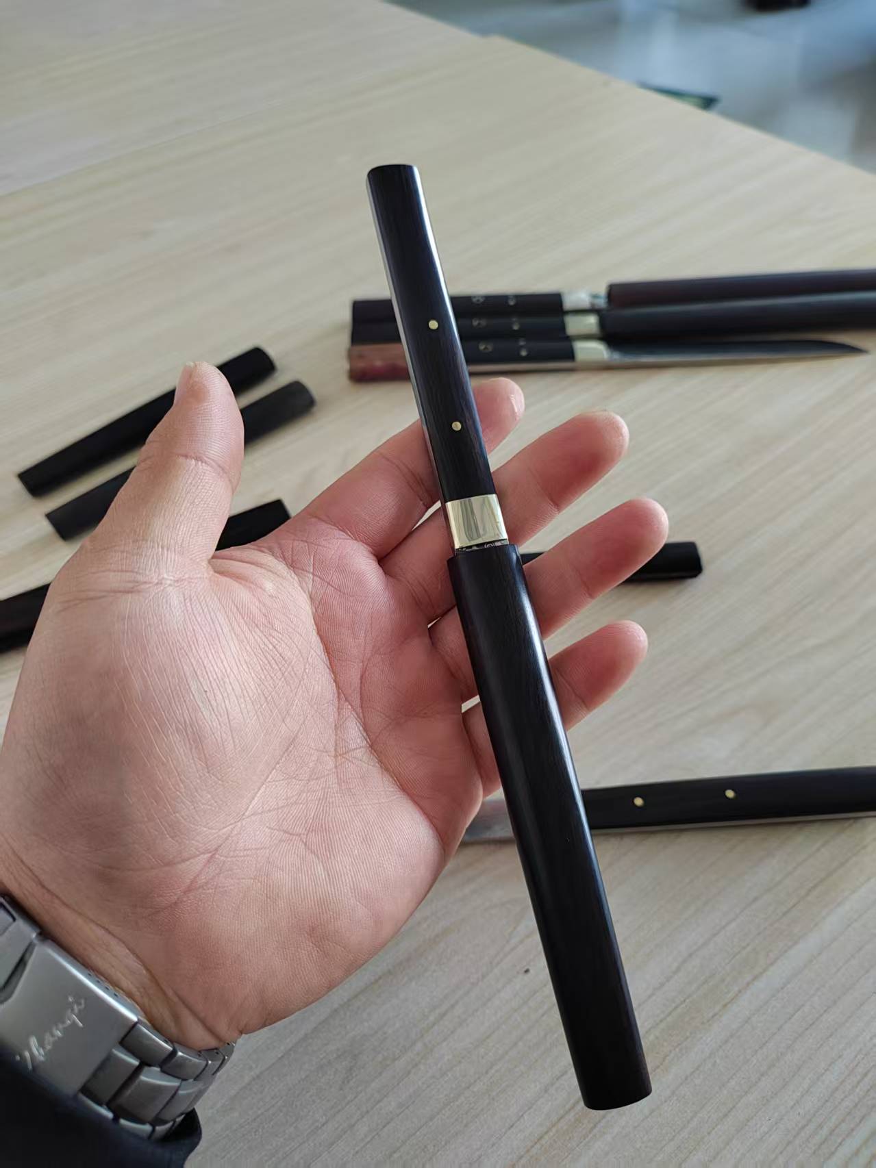 大马士革条手把肉多功能水果刀