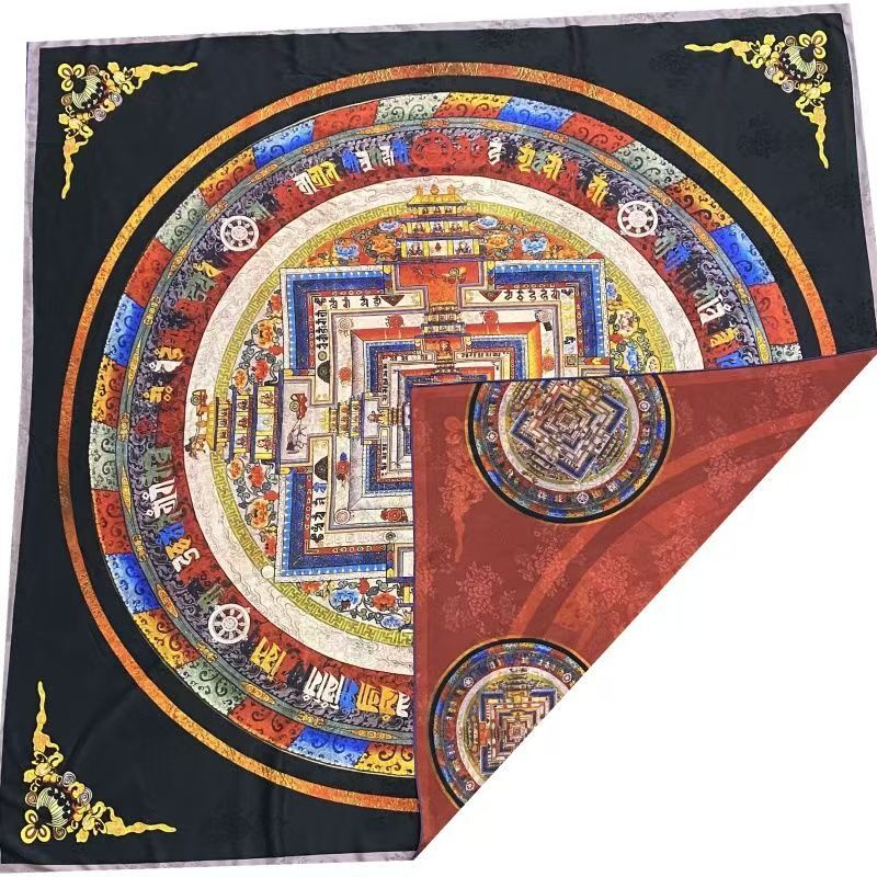 YS012梵境万象（70*70）女士围巾