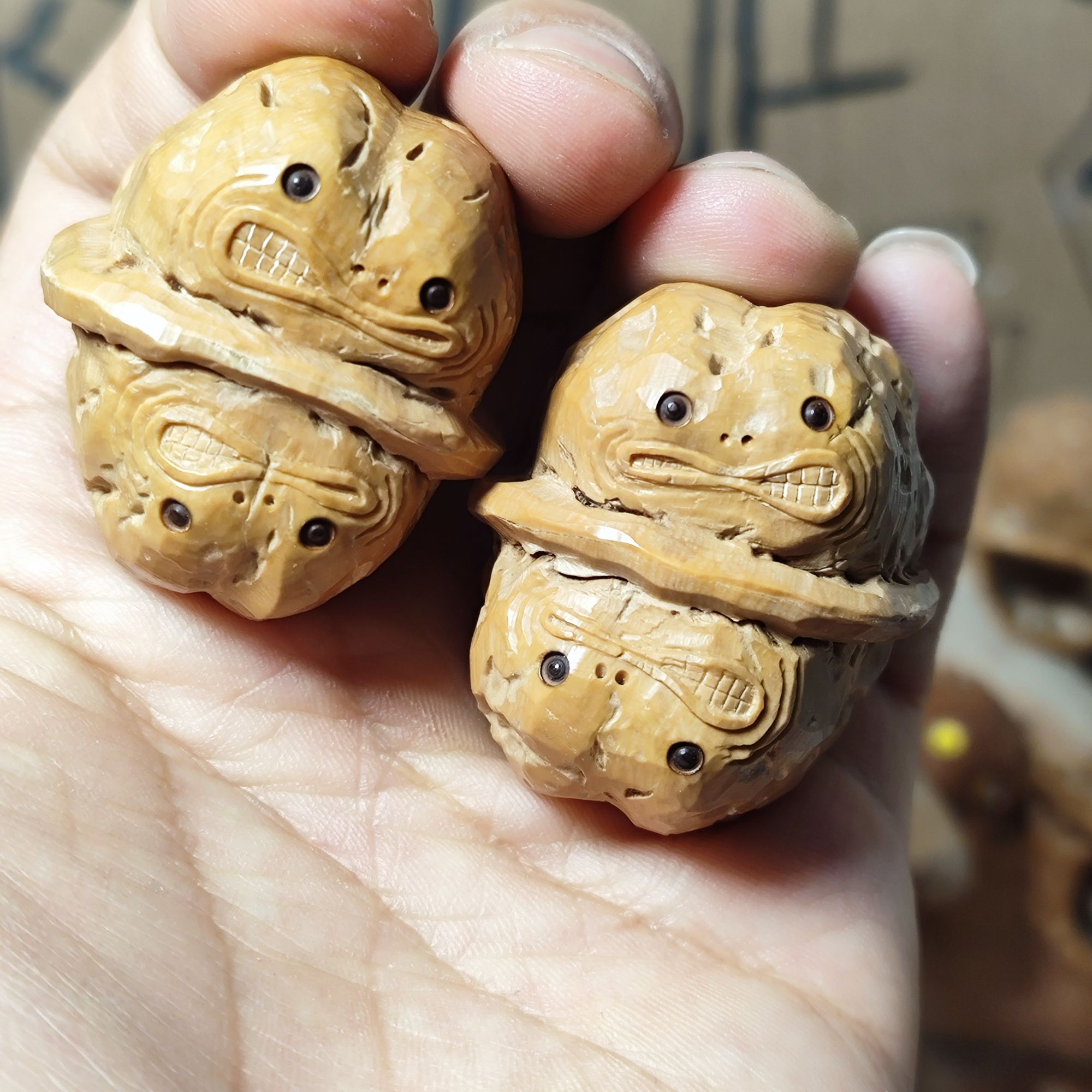 全修无品雕刻盘玩核桃（直播间一物一拍 勿私拍 私拍随机发）