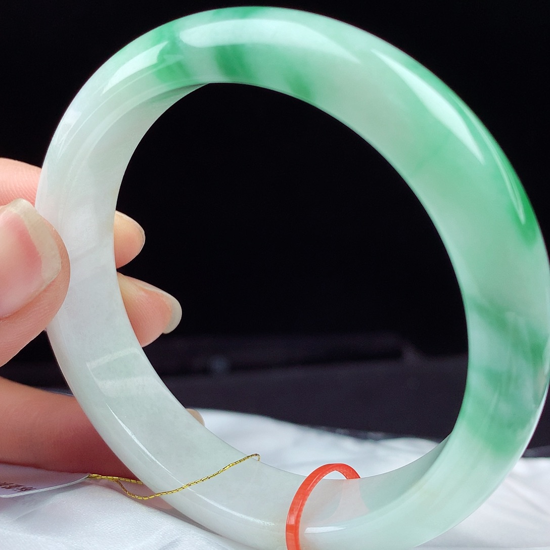 未镶嵌手镯翡翠57圈4936