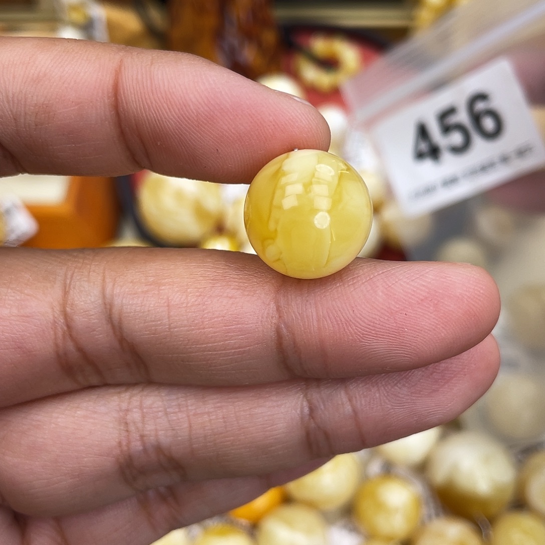 蜜蜡未镶嵌珠宝奇石粉15.5