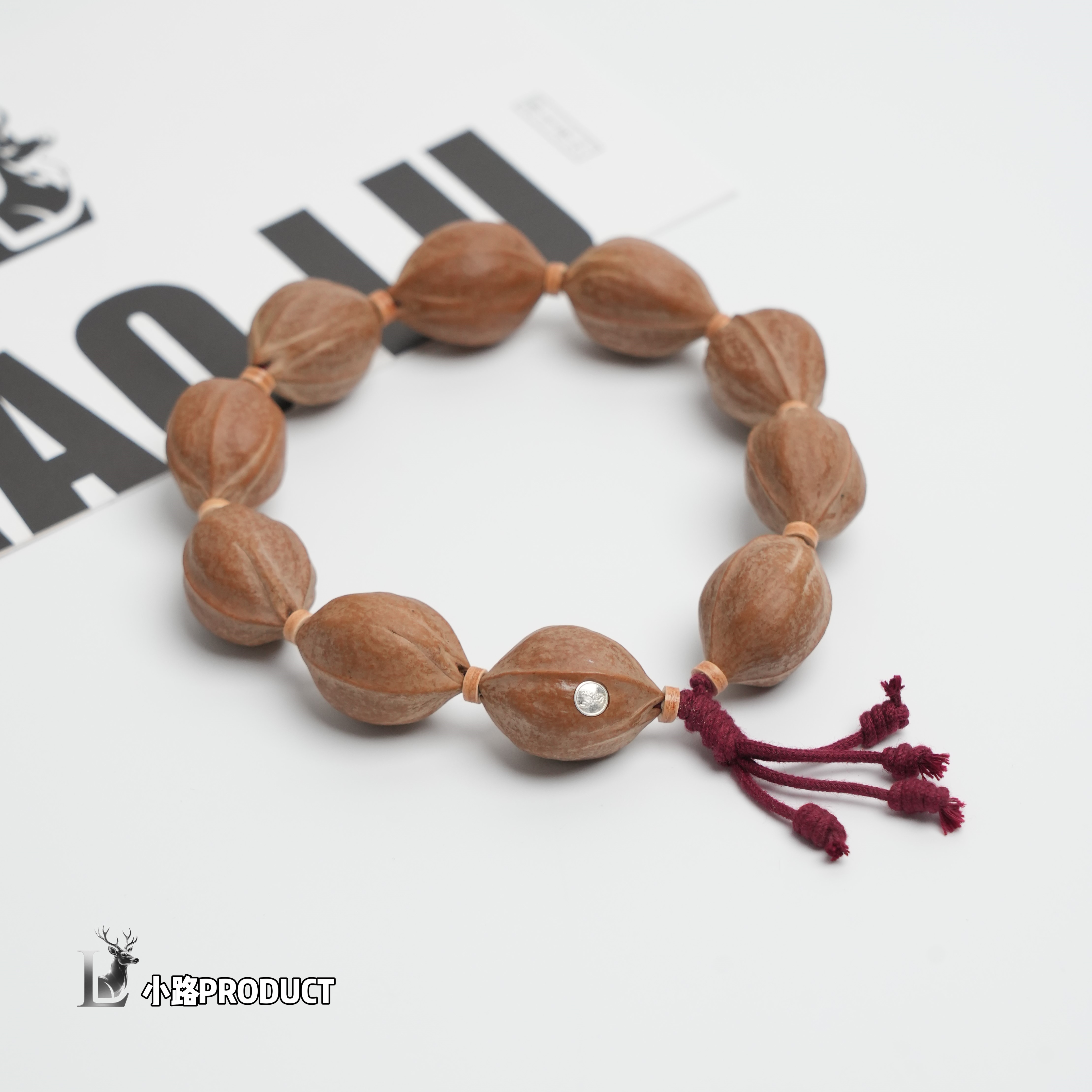 【紫气东来】19mm 十年存梅林老铁核 红到发紫 高品质 纯原生 