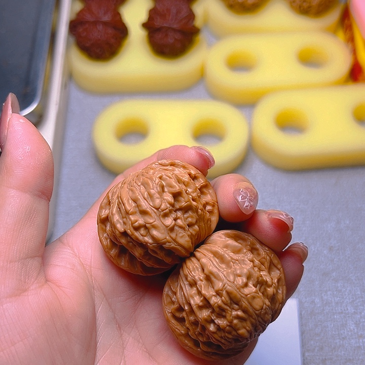 把件桃核磨盘016