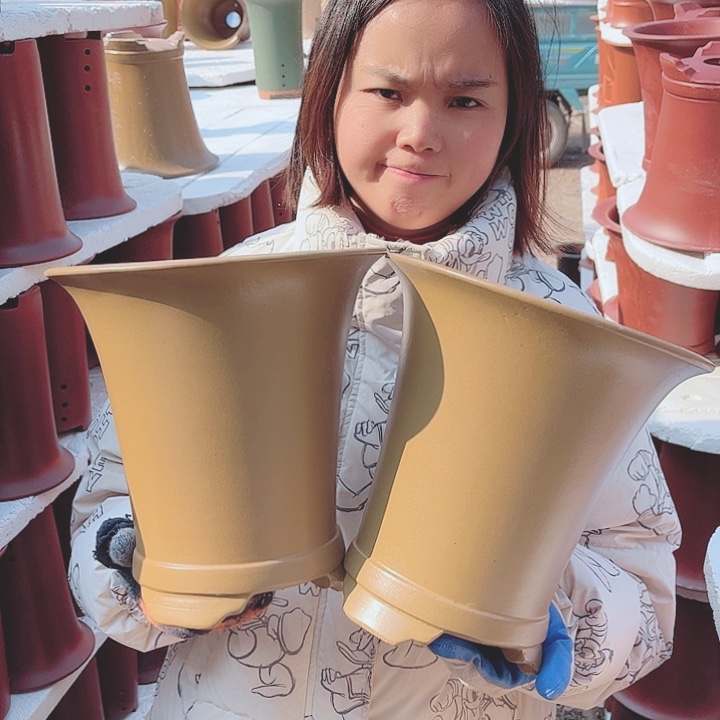 宜兴紫砂精品花盆 