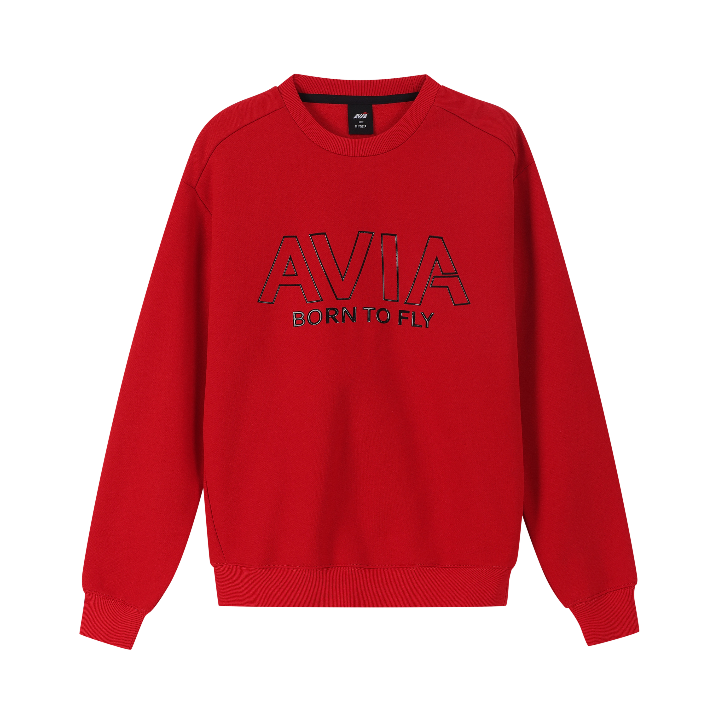 AVIA爱威亚复古运动长袖圆领卫衣百搭时尚休闲上衣