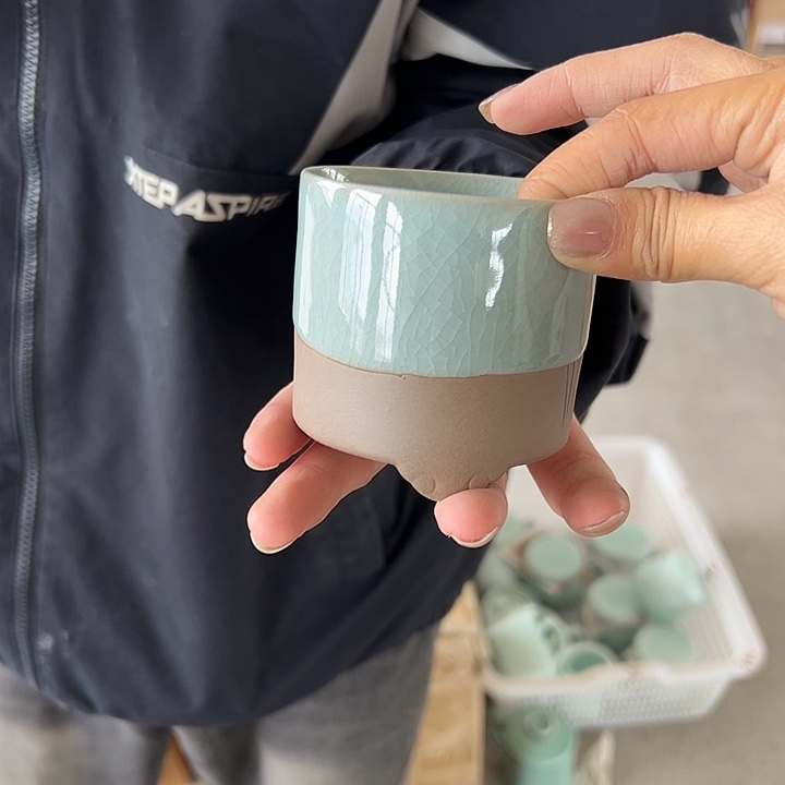 青瓷小米茶器龙泉青瓷