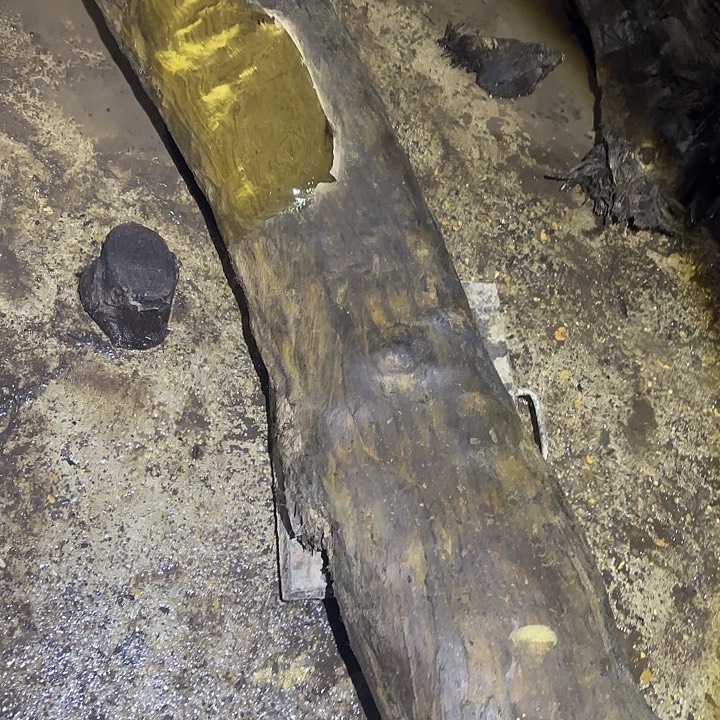 四***九乌木金丝楠摆件毛料